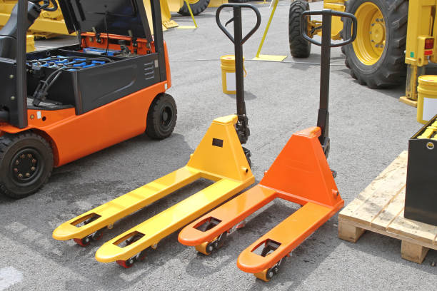 Industrial supplies - Two Pump Trucks Pallet Jacks Forklifts